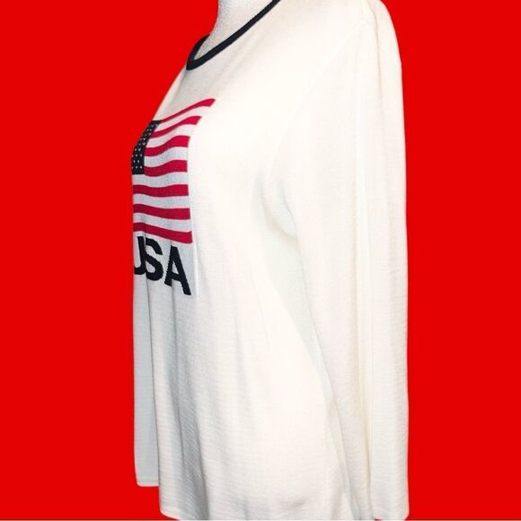 Faded Glory vintage white acrylic sweater ! - Picture 5 of 9